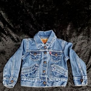 Levis Toddler Girls Denim Jacket Sz 4T